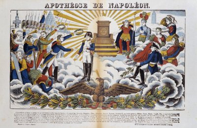 Apoteóza Napoleona-le-Grand Bonaparte (1769-1821). od French School