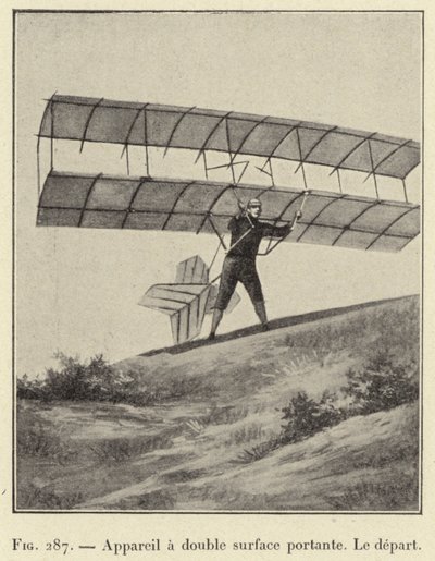 Přístroj s dvojitou nosnou plochou, Odjezd (rytí) od French School