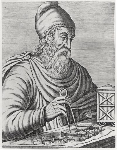 Archimedes (287-212 př.nl) od French School