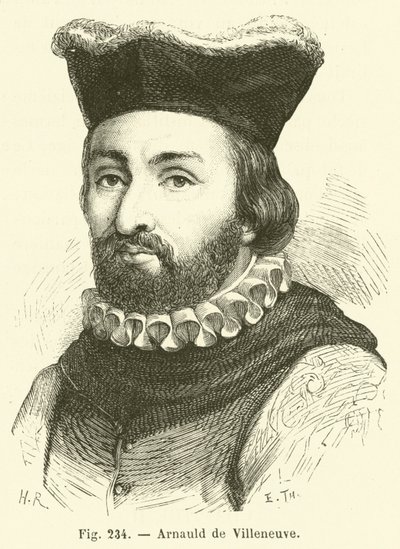 Arnauld de Villeneuve (rytina) od French School