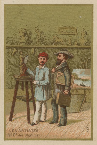 Umělci (Naše paní z polí) od French School
