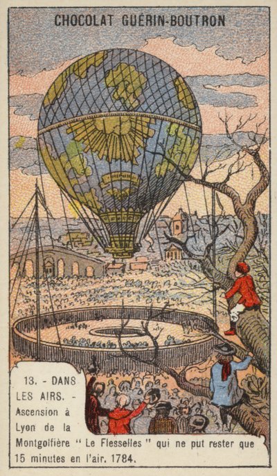 Výstup na balon Le Flesselles, Lyon, Francie od French School