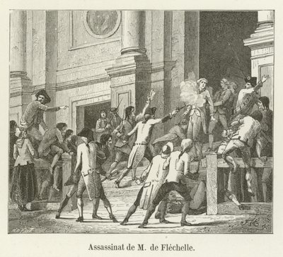 Atentát na Madame de Flechelle od French School