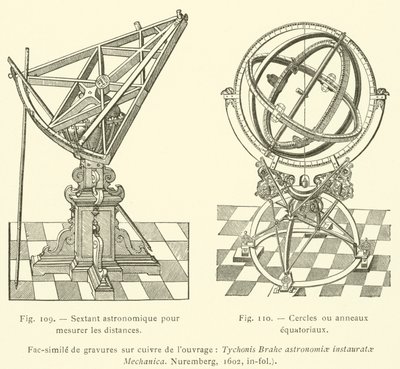 Astronomické přístroje (rytina) od French School