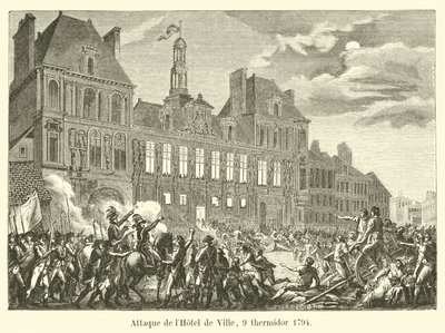 Útok na Hôtel de Ville, 9. Thermidor 1794 od French School