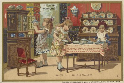 Karty Au Bon Marche s dětskými hrami od French School