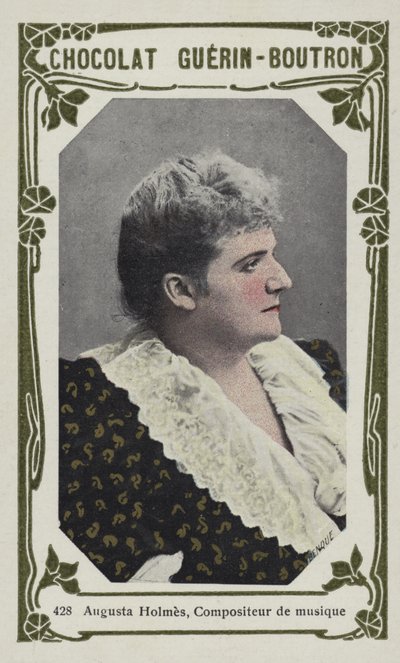 Augusta Holmes, hudební skladatelka (barevné foto) od French School