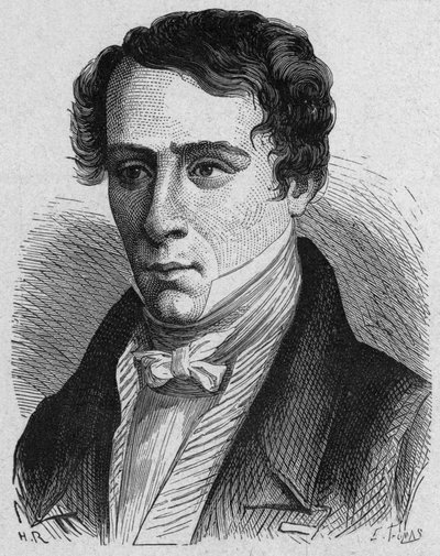 Augustin Fresnel (rytina) od French School