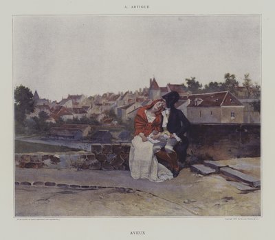 Vyznání (barevné lito) od French School
