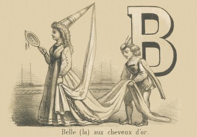 B: Krásná (ta) se zlatými vlasy od French School