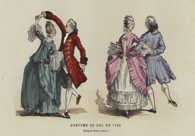 Plesový kostým, 1762 od French School
