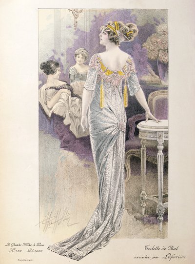 Plesové šaty z Les Grandes Modes de Paris od French School