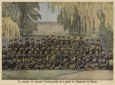 Kapela Preobraženského pluku ruské císařské gardy od French School