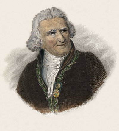 Baron Antoine Augustin Parmentier (1737-1813), francouzský lékárník, dietetik a agronom. v „Portrétech užitečných mužů“ od French School