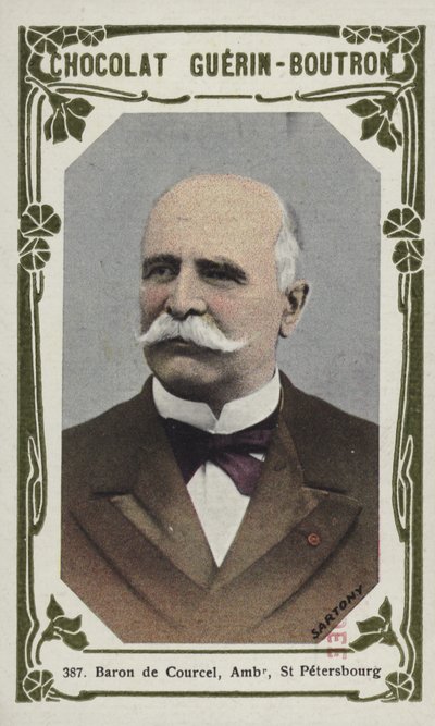 Baron de Courcel, velvyslanec, Petrohrad (barevné foto) od French School