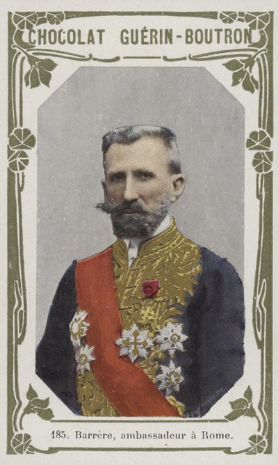 Barrere, velvyslanec v Římě (barevné foto) od French School