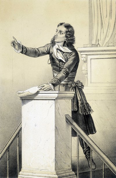 Barrère - v “” Galerii historique de la Revolution francaise”” od Alberta Maurina od French School