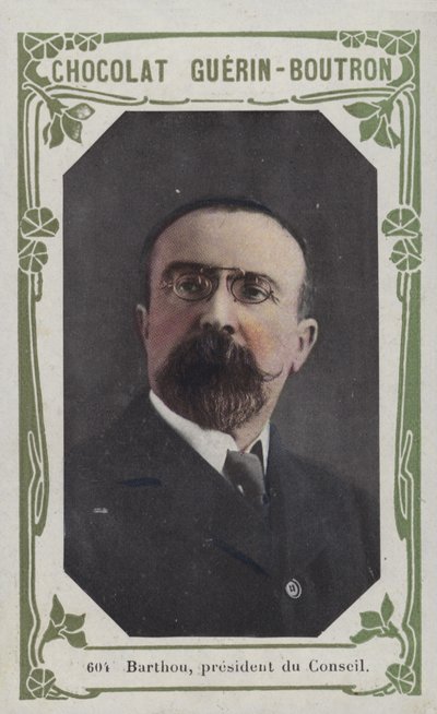 Barthou, prezident du Conseil (barevná fotografie) od French School