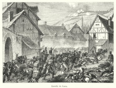 Bitva o Laon (rytina) od French School