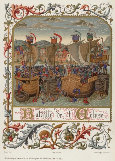 Battle of the Lock (chromolitho) od French School
