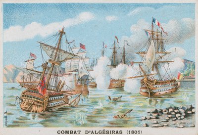 bitva u Algeciras; 1801 od French School