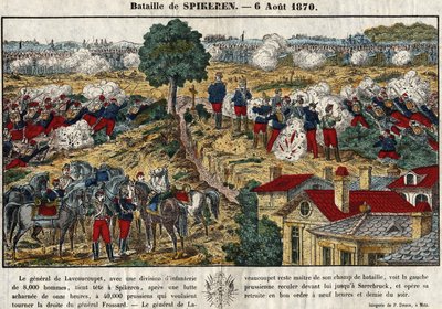Bitva u Spicheren 6. srpna od French School