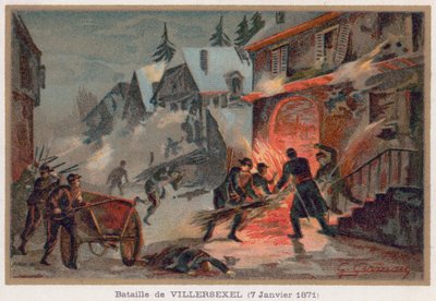 Bitva o Villersexel od French School