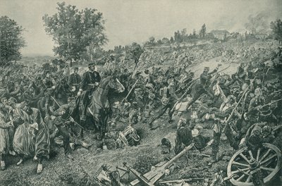 Bitva u Worthu, francouzsko-pruská válka, 6. srpna 1870 od French School