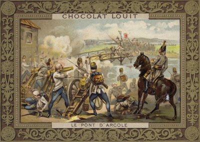 Bitva u mostu Arcole, Itálie, 1796 od French School