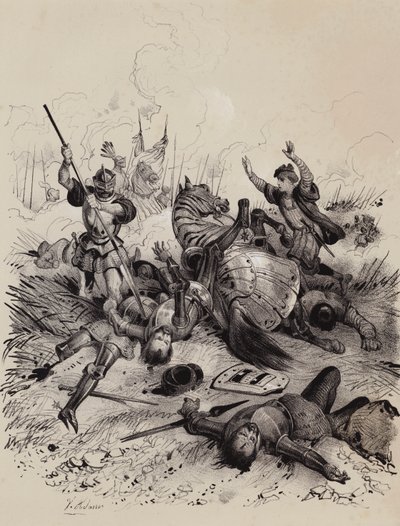 Bitva u Holme, 902, mezi Dány a armádou Wessexu a Kentu pod vedením Edwarda Staršího, ve které byl zabit Aethelwold aetheling, který se spojil s Dány (litho) od French School