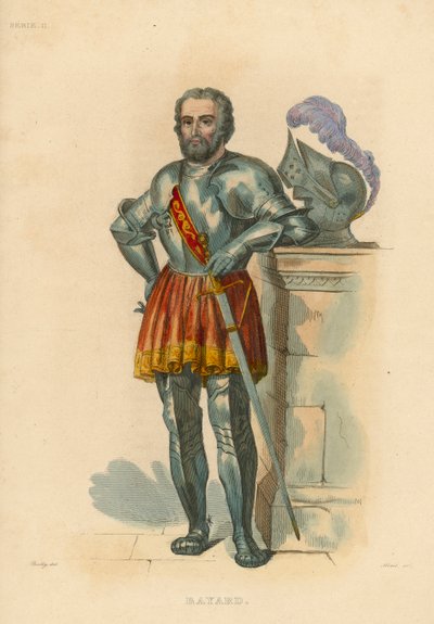 Bayard (barevné rytí) od French School