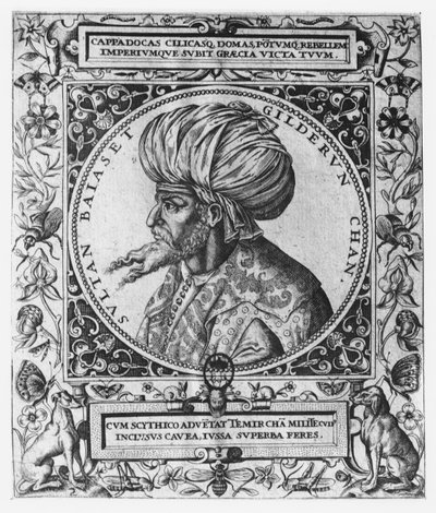 Bayezid I (rytina) od French School