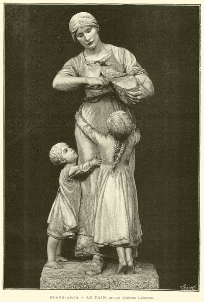 Výtvarné umění, Le Pain, skupina Albert Lefeuvre (rytina) od French School