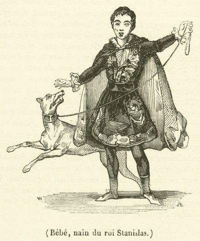 Baby, Nine du Roy Stanislas (rytina) od French School