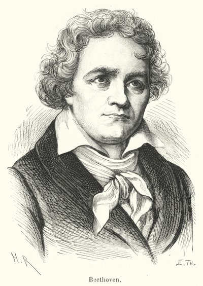 Beethoven (rytina) od French School