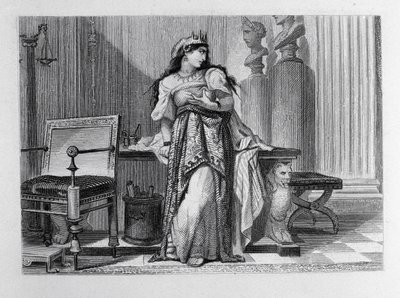Berenice, ilustrace pro Berenice od Jean Racine (1639-99) od French School