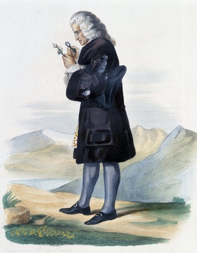 Bernard de Jussieu - v Ed. Mennechet, ""Francouzský Plutarch"" od French School