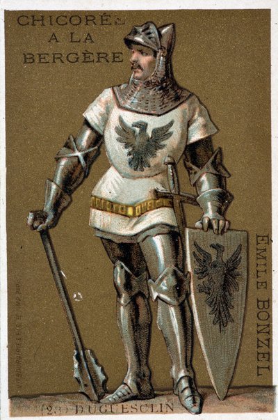 Bertrand du Guesclin (Duguesclin) (v. 1320-1380). Francouzský konstábl od French School