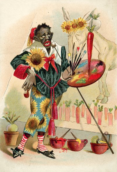 Černý umělec (chromolitho) od French School