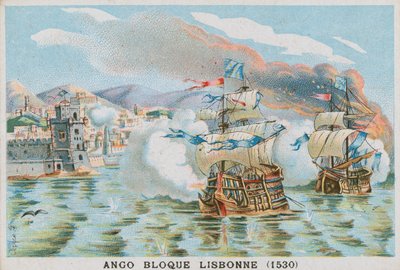 Blokáda Lisabonu Jean Ango, 1530 od French School