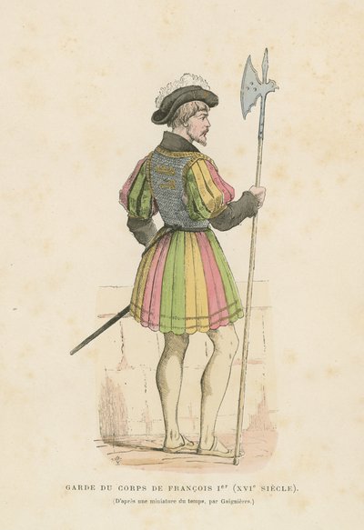 Osobní strážce Františka I. Francouzského od French School