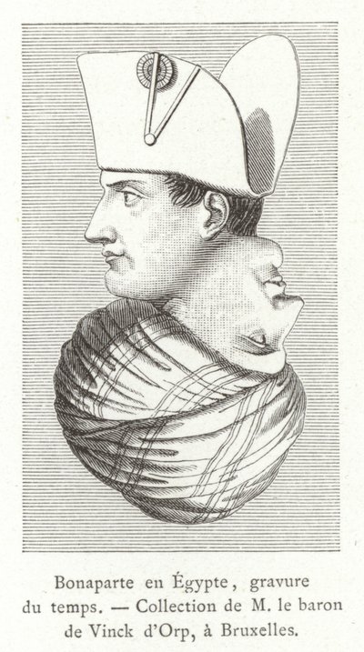 Bonaparte v Egyptě od French School