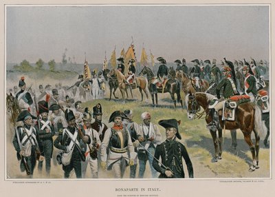 Bonaparte v Itálii od French School