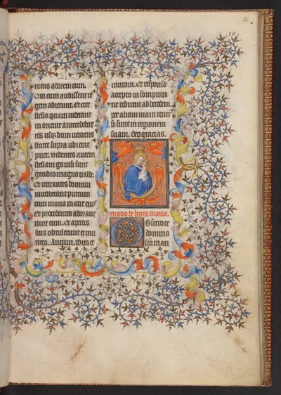 Kniha hodin, Přidat MS 32454 f.12r, Francie od French School