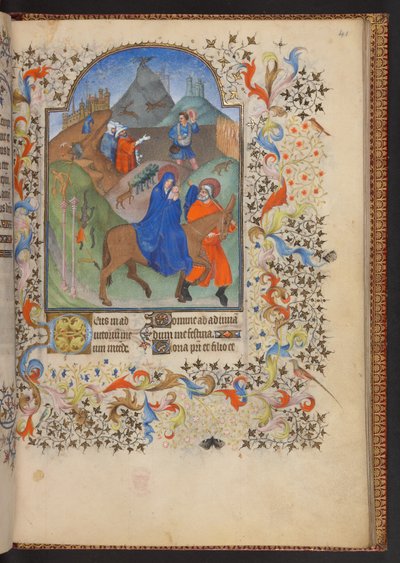 Kniha hodin, Přidat MS 32454 f.41r, Francie od French School