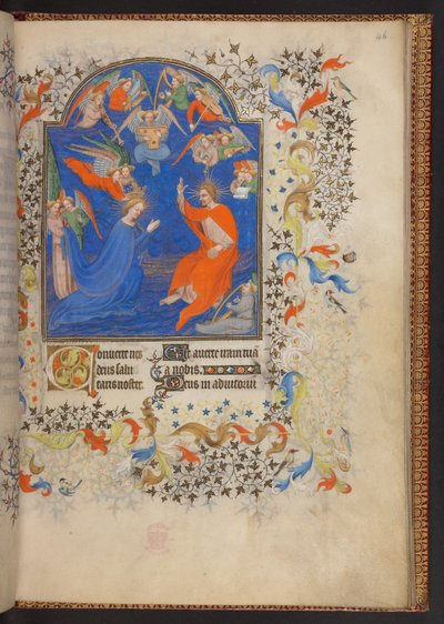 Kniha hodin, Přidat MS 32454 f.46r, Francie od French School