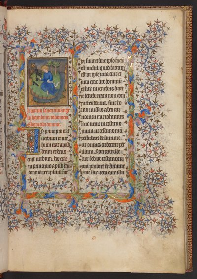 Kniha hodin, Přidat MS 32454 f.9r, Francie od French School