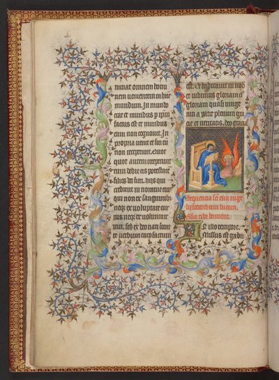 Kniha hodin, Přidat MS 32454 f.9v, Francie od French School