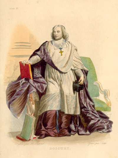 Bossuet (barevné rytí) od French School