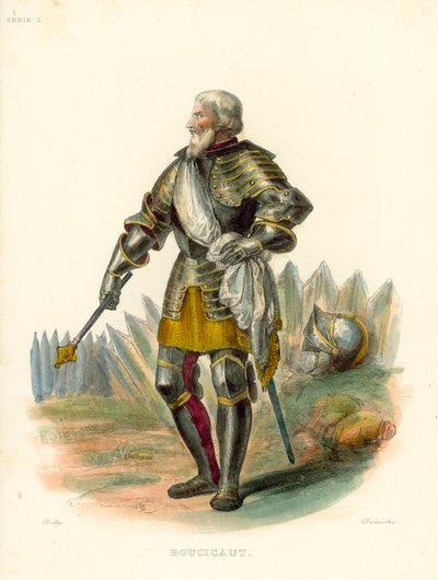 Boucicaut (barevná rytina) od French School